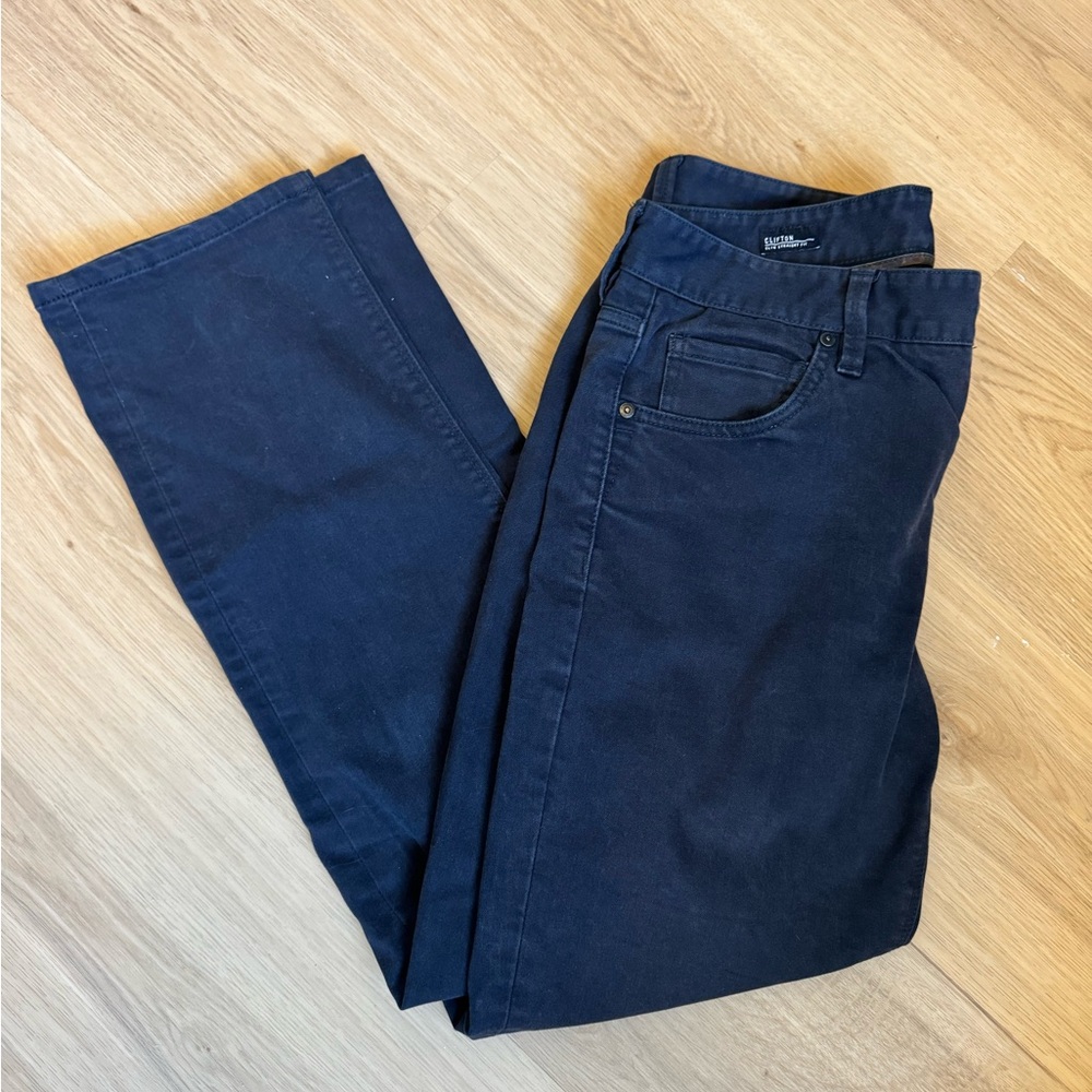 7 Diamonds Navy Pants 30x30